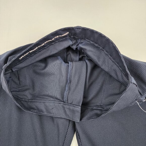 Rhone Pants Mens 32x33 Navy Blue Big Easy Searsucker Pant NWT - Picture 5 of 14